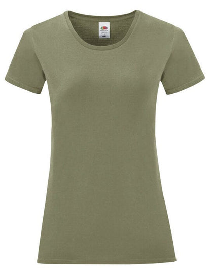 Fruit Of The Loom FOTL Ladies Iconic 150 T - Classic Olive