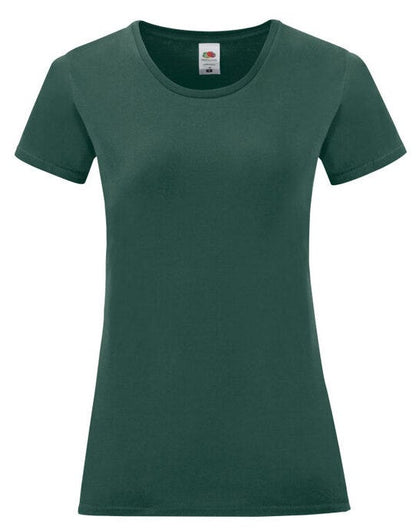 Fruit Of The Loom FOTL Ladies Iconic 150 T - Forest Green