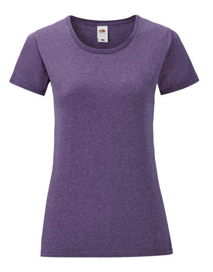 Fruit Of The Loom FOTL Ladies Iconic 150 T - Heather Purple