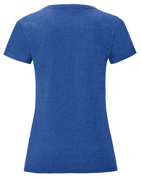 Fruit Of The Loom FOTL Ladies Iconic 150 T - Retro Heather Royal