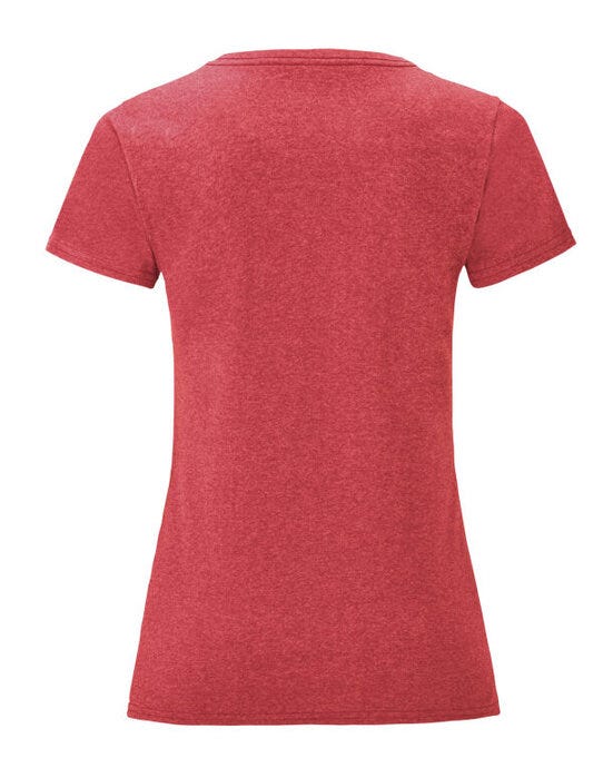 Fruit Of The Loom FOTL Ladies Iconic 150 T - Vintage Heather Red