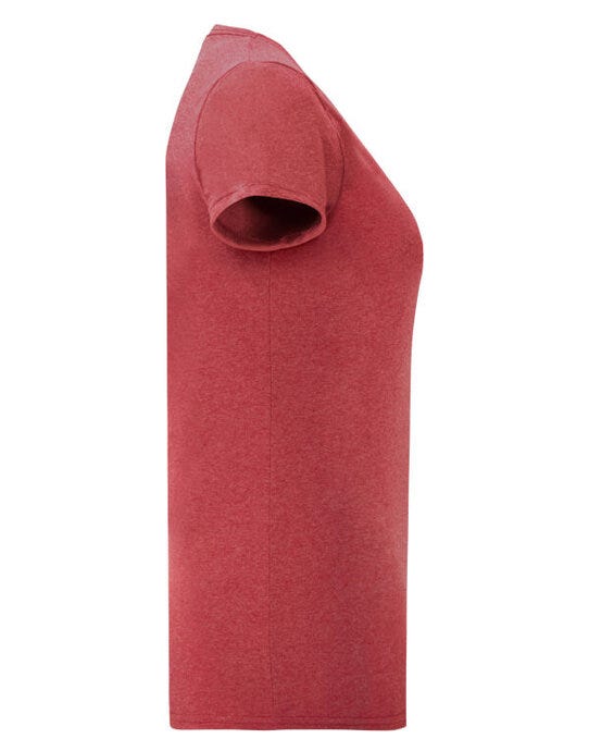 Fruit Of The Loom FOTL Ladies Iconic 150 T - Vintage Heather Red