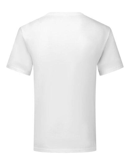 Fruit Of The Loom FOTL Mens Iconic 150 V-Neck T - White