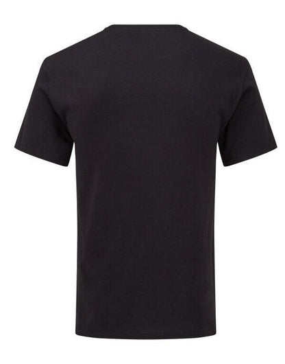 Fruit Of The Loom FOTL Mens Iconic 150 V-Neck T - Black