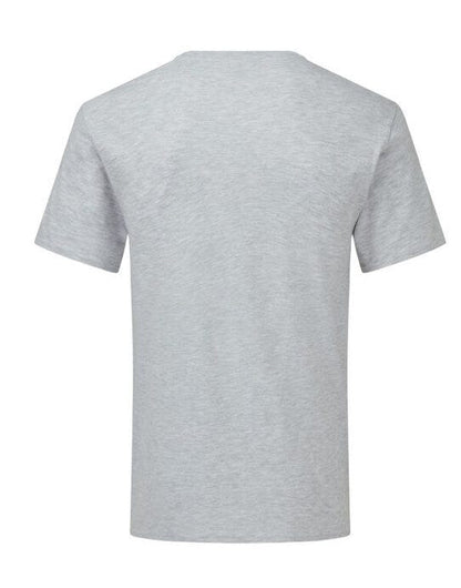 Fruit Of The Loom FOTL Mens Iconic 150 V-Neck T - Heather Grey