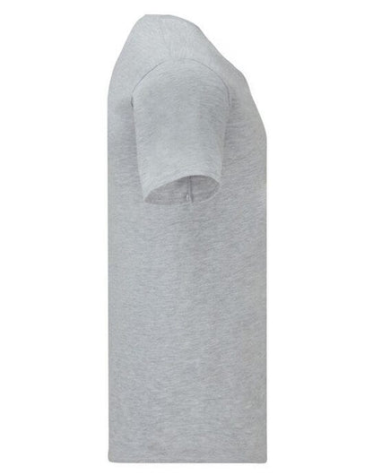 Fruit Of The Loom FOTL Mens Iconic 150 V-Neck T - Heather Grey