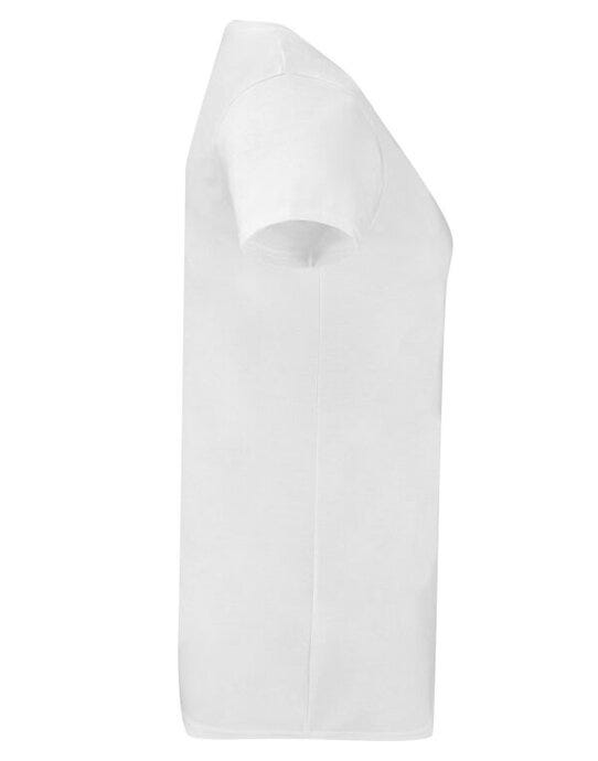 Fruit Of The Loom FOTL Ladies Iconic 150 V-Neck T - White