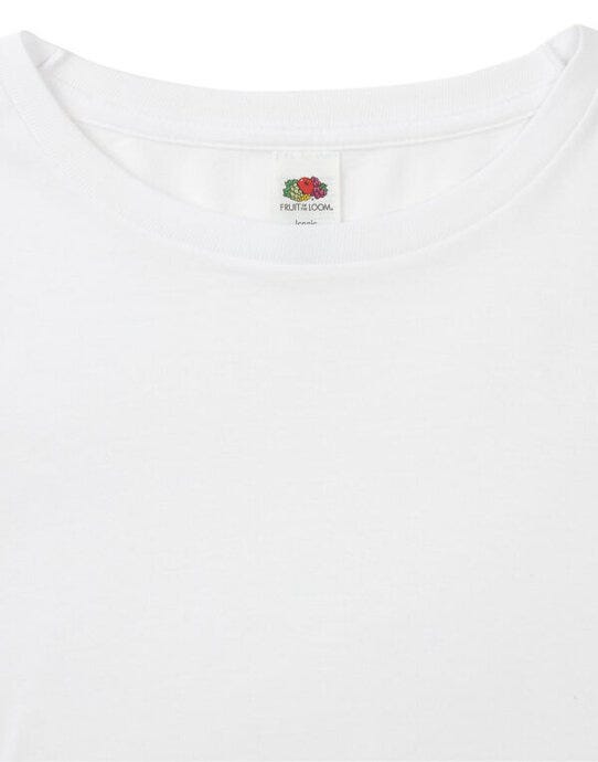 Fruit Of The Loom FOTL Iconic 150 Long Sleeve T - White