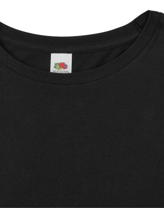 Fruit Of The Loom FOTL Iconic 150 Long Sleeve T - Black