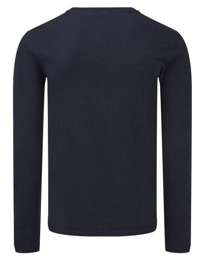 Fruit Of The Loom FOTL Iconic 150 Long Sleeve T - Deep Navy