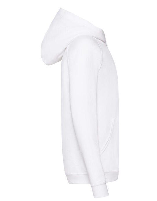 Fruit Of The Loom FOTL Kids Lightweight Hooded Sweat - White
