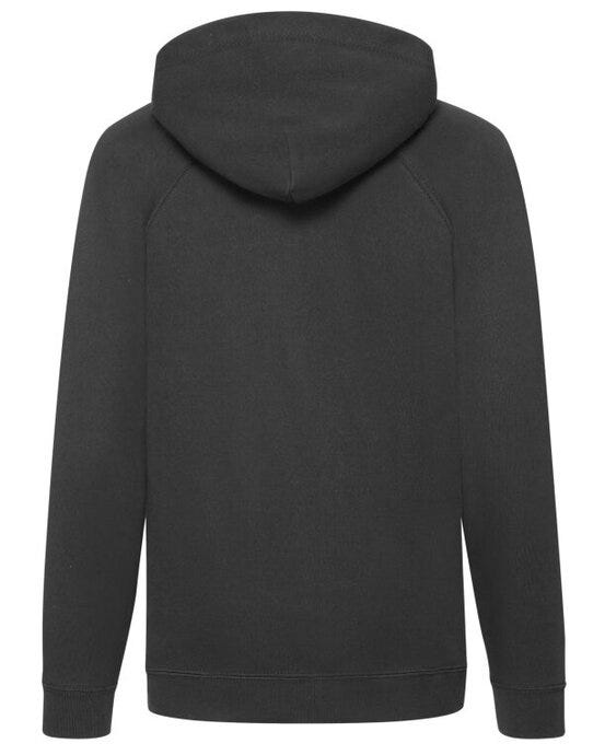 Fruit Of The Loom FOTL Kids Lightweight Hooded Sweat - Black