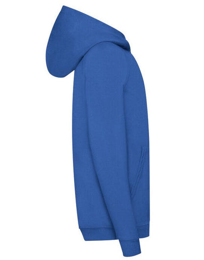 Fruit Of The Loom FOTL Kids Lightweight Hooded Sweat - Royal
