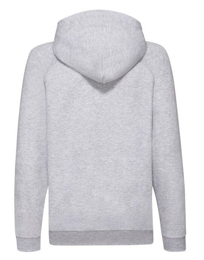Fruit Of The Loom FOTL Kids Lightweight Hooded Sweat - Heather Grey