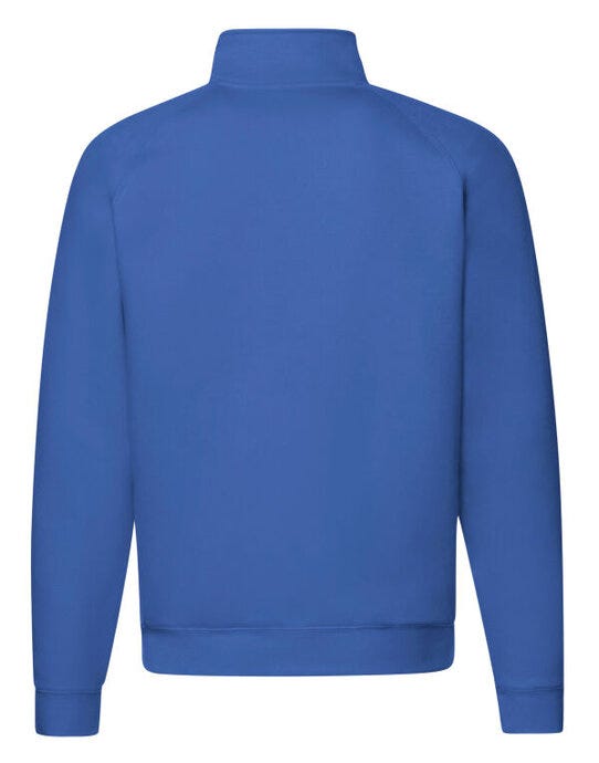 Fruit Of The Loom FOTL Mens Premium Zip Neck Sweat - Royal