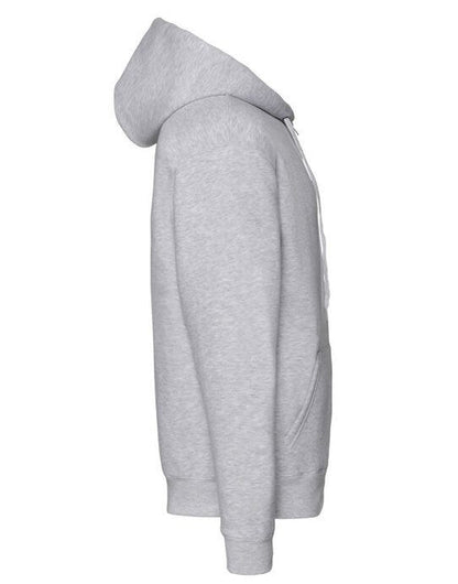 Fruit Of The Loom FOTL Mens Premium Hooded Sweat Jkt - Heather Grey