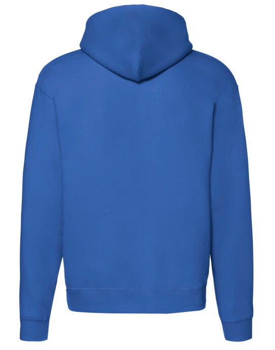 Fruit Of The Loom FOTL Mens Premium Hooded Sweat Jkt - Royal