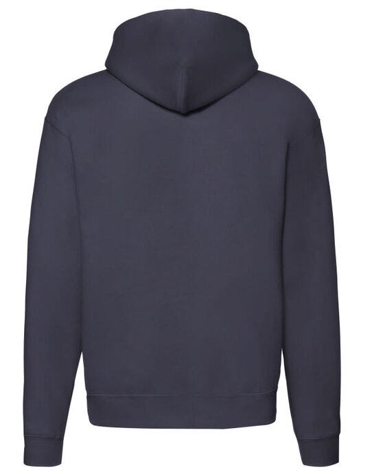 Fruit Of The Loom FOTL Mens Premium Hooded Sweat Jkt - Deep Navy