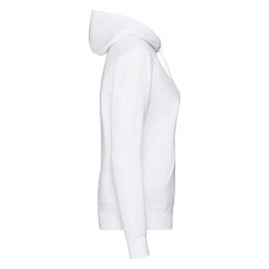 Fruit Of The Loom FOTL Ladies Classic Hooded Sweat - White