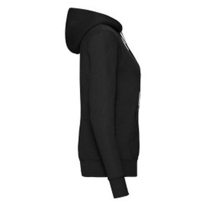 Fruit Of The Loom FOTL Ladies Classic Hooded Sweat - Black