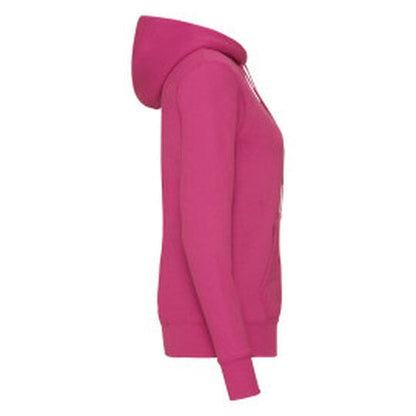 Fruit Of The Loom FOTL Ladies Classic Hooded Sweat - Fuchsia