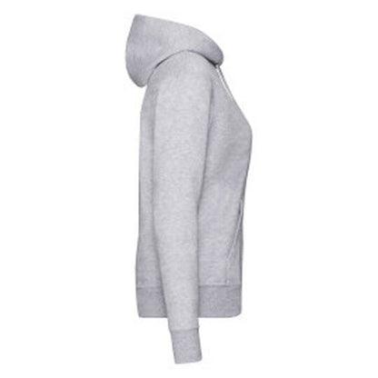 Fruit Of The Loom FOTL Ladies Classic Hooded Sweat - Heather Grey