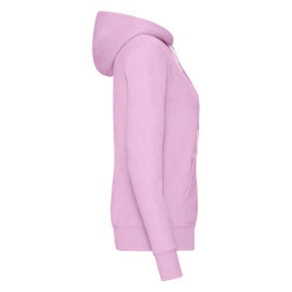 Fruit Of The Loom FOTL Ladies Classic Hooded Sweat - Light Pink