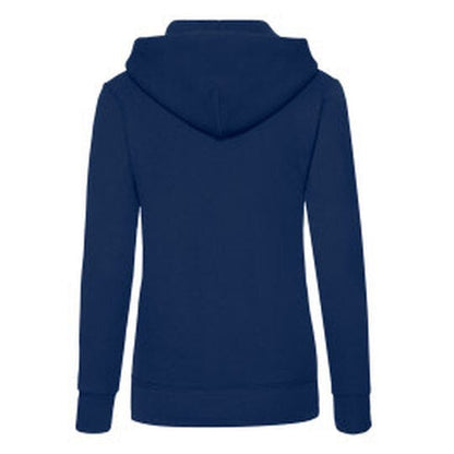 Fruit Of The Loom FOTL Ladies Classic Hooded Sweat - Navy Blue