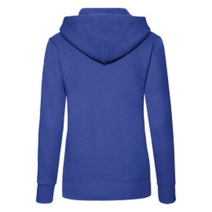 Fruit Of The Loom FOTL Ladies Classic Hooded Sweat - Royal