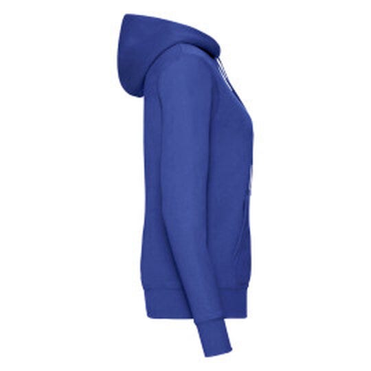 Fruit Of The Loom FOTL Ladies Classic Hooded Sweat - Royal