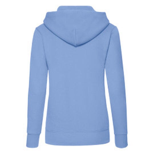 Fruit Of The Loom FOTL Ladies Classic Hooded Sweat - Sky Blue