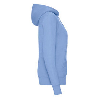 Fruit Of The Loom FOTL Ladies Classic Hooded Sweat - Sky Blue