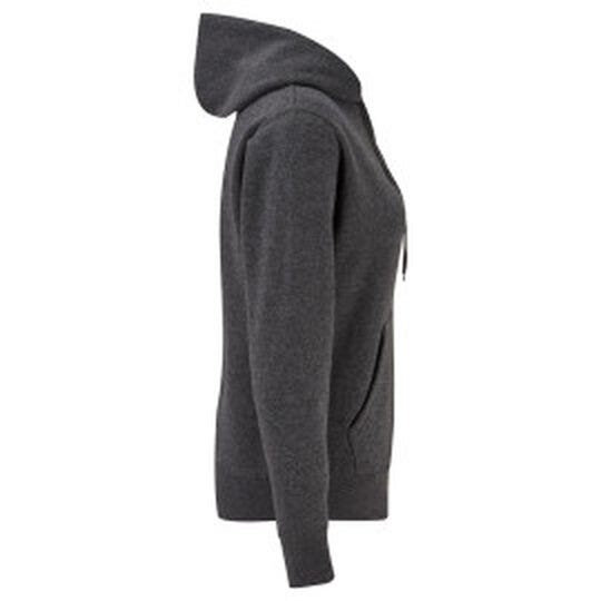 Fruit Of The Loom FOTL Ladies Classic Hooded Sweat - Dark Heather