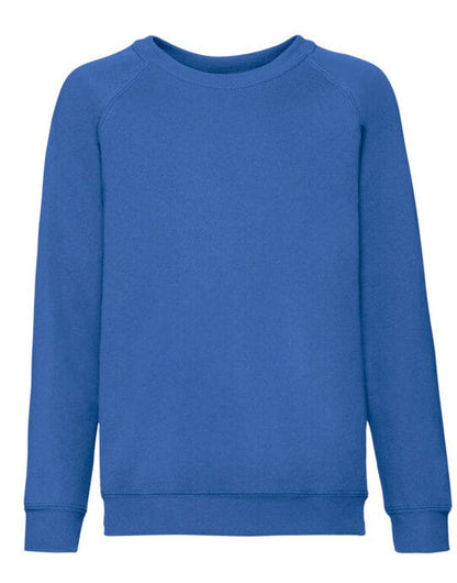 Fruit Of The Loom FOTL Kids Classic Raglan Sweat - Royal
