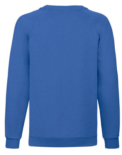 Fruit Of The Loom FOTL Kids Classic Raglan Sweat - Royal