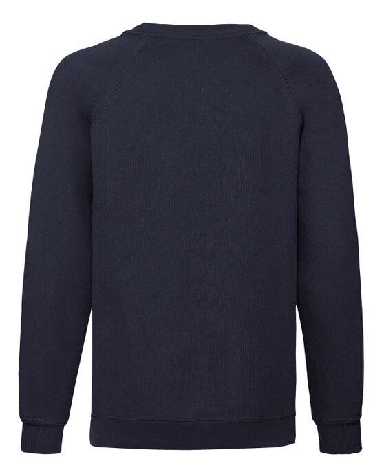 Fruit Of The Loom FOTL Kids Classic Raglan Sweat - Deep Navy