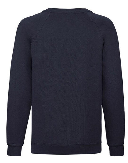Fruit Of The Loom FOTL Kids Classic Raglan Sweat - Deep Navy
