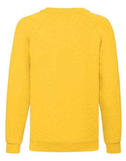 Fruit Of The Loom FOTL Kids Classic Raglan Sweat - Sunflower