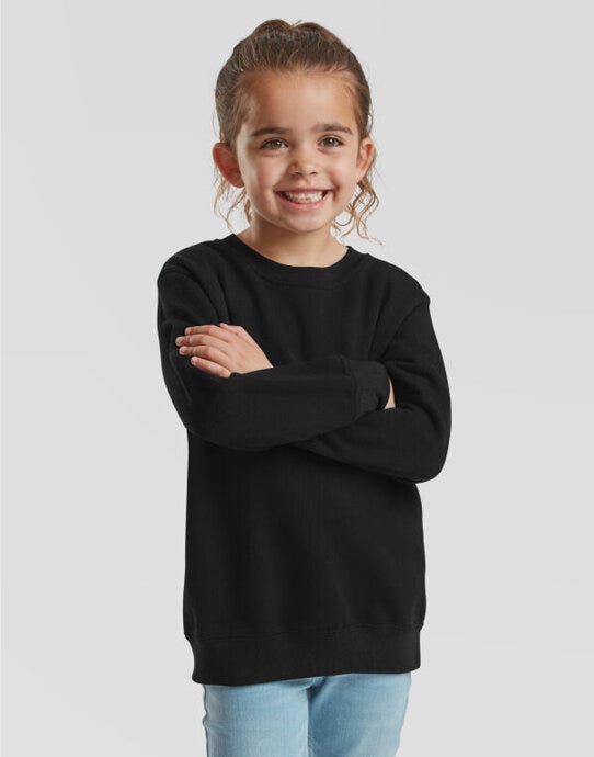 Fruit Of The Loom FOTL Kids Classic Set In Sweat - Black