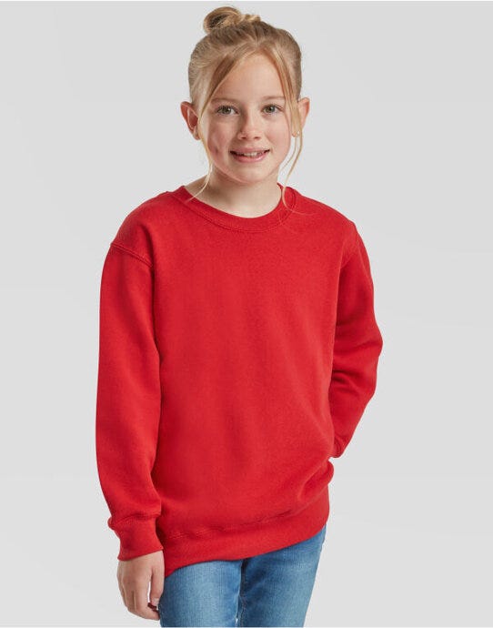 Fruit Of The Loom FOTL Kids Classic Set In Sweat - Red