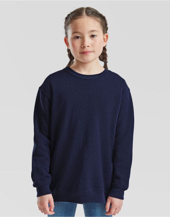Fruit Of The Loom FOTL Kids Classic Set In Sweat - Deep Navy