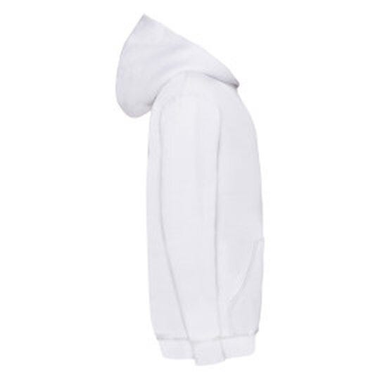 Fruit Of The Loom FOTL Kids Classic Hooded Sweat - White