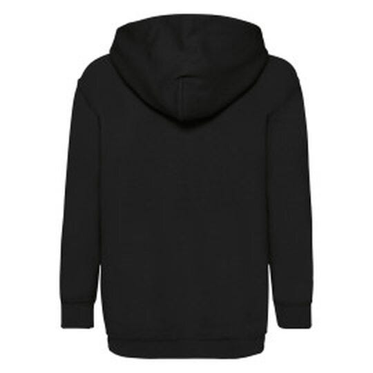 Fruit Of The Loom FOTL Kids Classic Hooded Sweat - Black