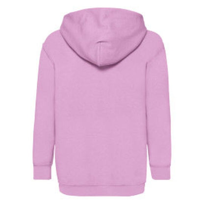 Fruit Of The Loom FOTL Kids Classic Hooded Sweat - Light Pink