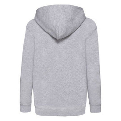 Fruit Of The Loom FOTL Kids Classic Hooded Sweat - Heather Grey