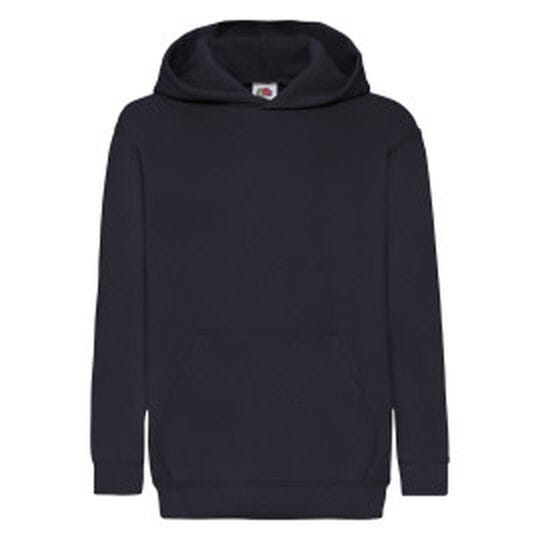 Fruit Of The Loom FOTL Kids Classic Hooded Sweat - Deep Navy