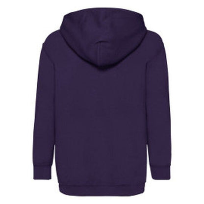 Fruit Of The Loom FOTL Kids Classic Hooded Sweat - Purple