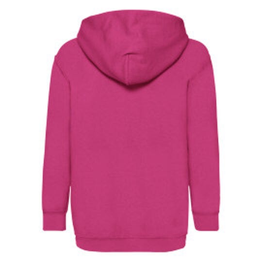 Fruit Of The Loom FOTL Kids Classic Hooded Sweat - Fuchsia