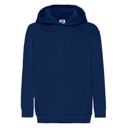 Fruit Of The Loom FOTL Kids Classic Hooded Sweat - Navy Blue