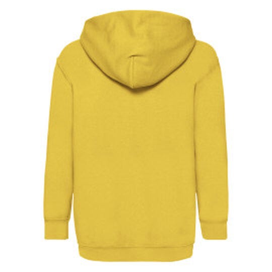 Fruit Of The Loom FOTL Kids Classic Hooded Sweat - Sun